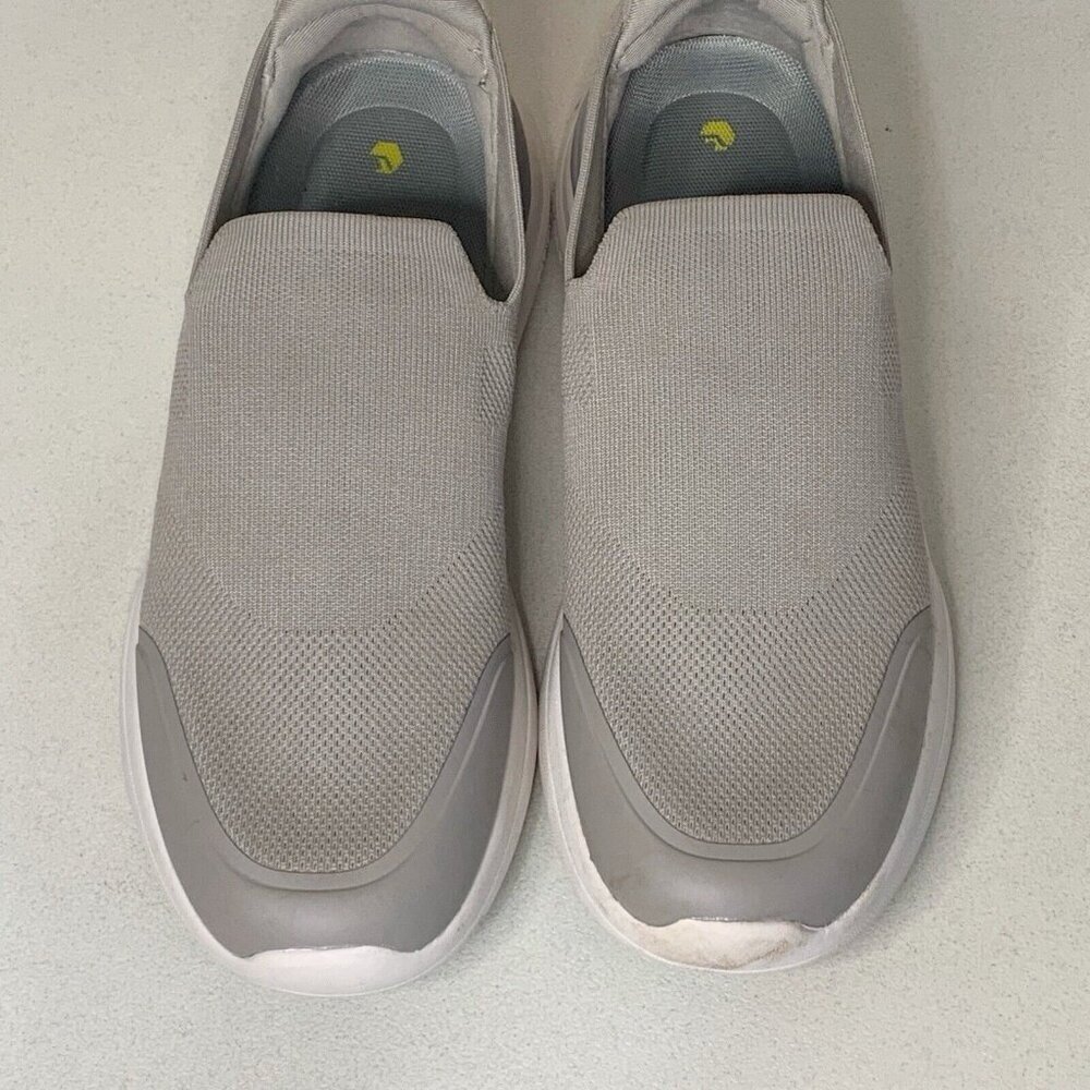 FitVille Marca Slip On Walking Sneaker Womens 10 Wide Light Khaki Gray Comfort - Picture 3 of 9